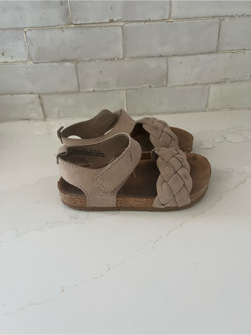 H&M Kids Braided Strap Sandals - Beige
